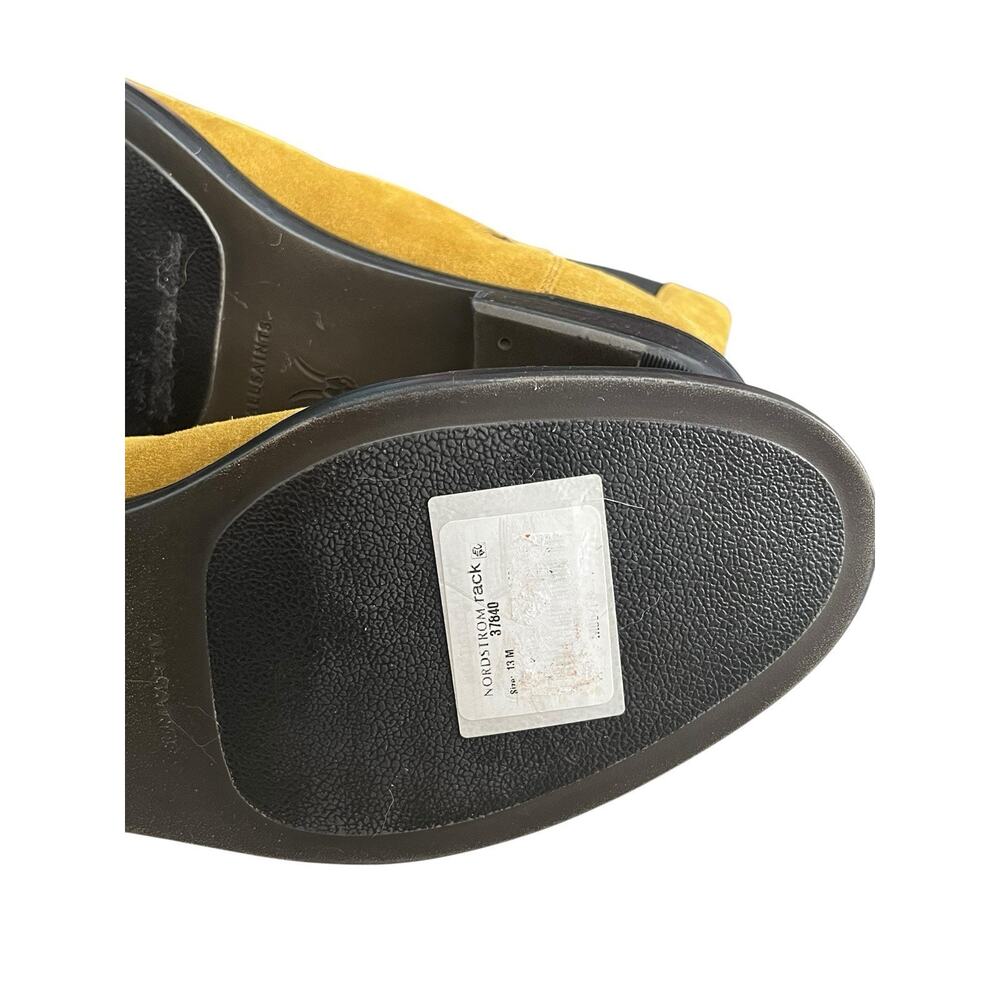 Allsaints Harley Suede Chelsea Boots Men’s Size 46 US 13 Tobacco Gold NEW Tan - Picture 11 of 13